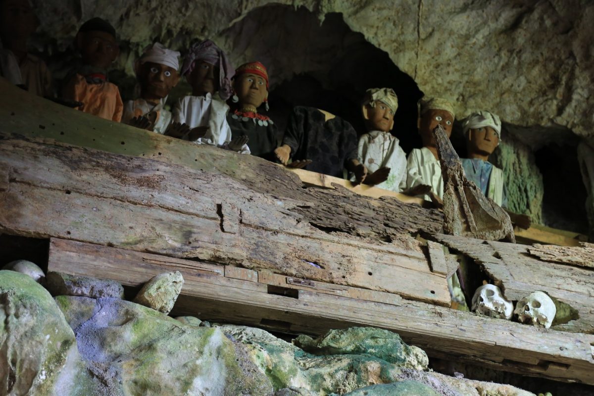 Rantepao, bienvenu en pays Toraja, ici on fait dans la boucherie et la charpente.