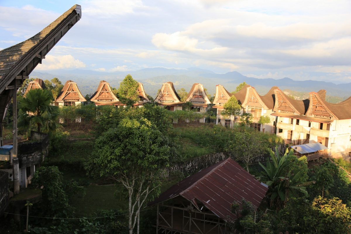 Rantepao, bienvenu en pays Toraja, ici on fait dans la boucherie et la charpente.